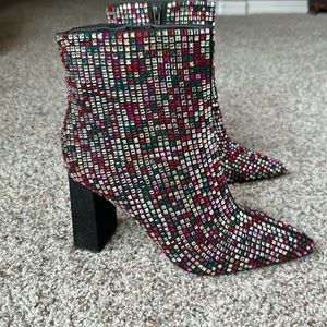 Wild Pair sparkly boots.